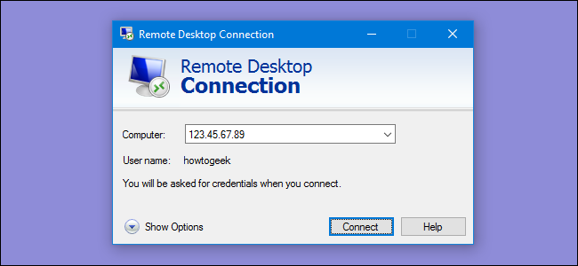 Open ports for remote desktop